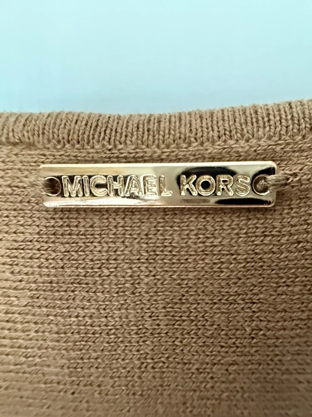 Michael Kors Camel Lightweight Sweater